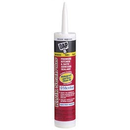 Dap, 10.1 oz. de mastic Microban Kwik Seal Plus blanc pour cuisine/salle de bain