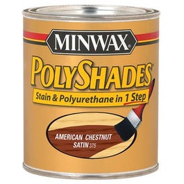 Minwax, 1/2-Pt. de teinture à bois Polyshades Satin American Chestnut