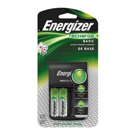 Energizer, 2 Rechargeur de piles AA avec piles