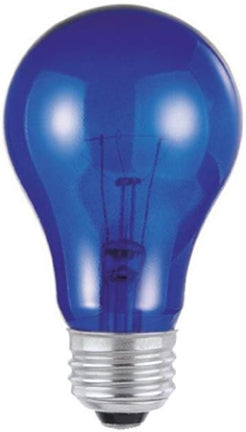 General Electric, 25W/19A BULB INCANDESCENT BLUE