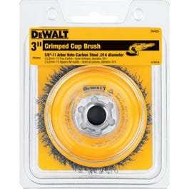 Dewalt, 3-In. Brosse à tasses en acier au carbone