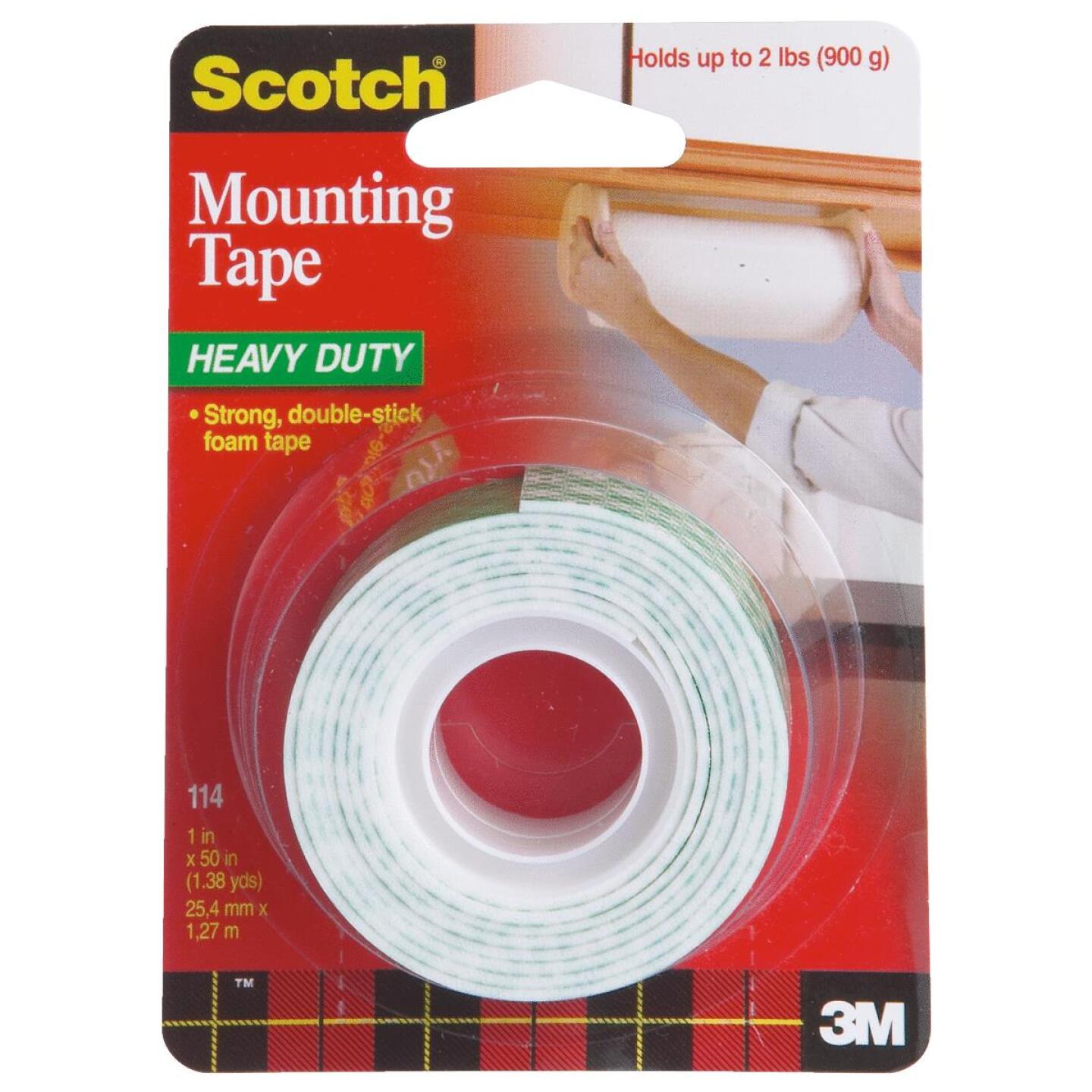 3M, 3M Scotch 1 In. x 55 po. Ruban de montage intérieur double face (capacité de 5 lb)