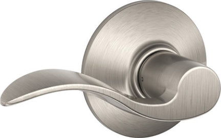 Quincaillerie et fournitures pour le bâtiment, ACC 619 IN ACCENT NICKEL PASSAGE LOCK