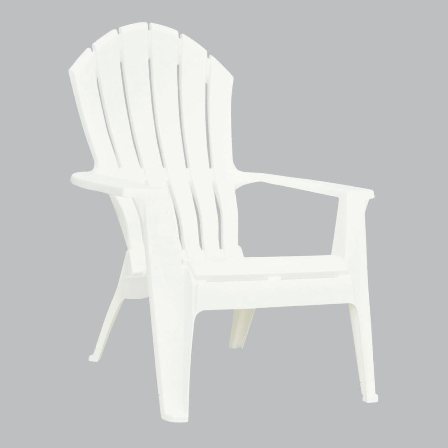 Adams, Adams RealComfort Chaise Adirondack en résine blanche