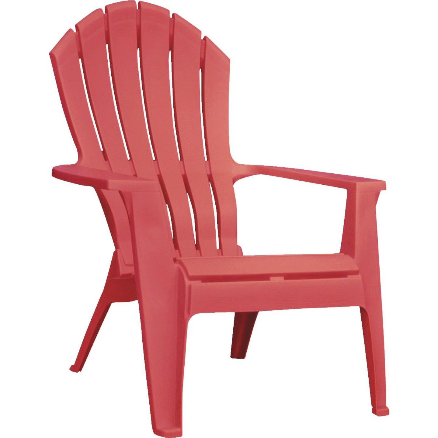 Adams, Adams RealComfort Chaise Adirondack en résine rouge cerise