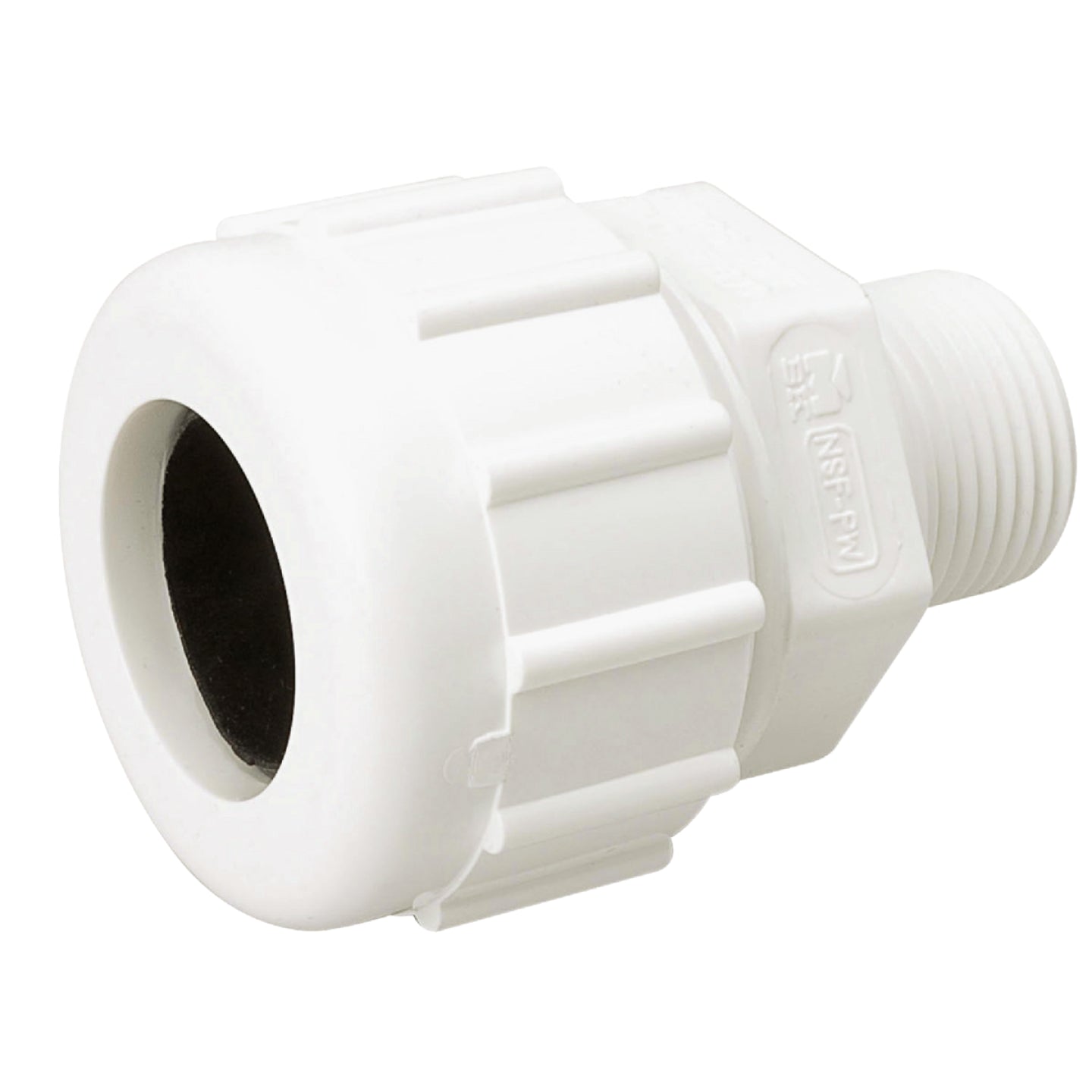 B&K, Adaptateur PVC 3/4 In. MIPT Schedule 40 Compression Union B&K