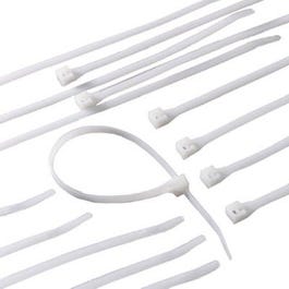 Gardner Bender, Attache-câble, Nylon, Blanc, 4-In. 40-Pk.