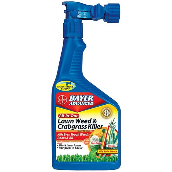 Bayer Advanced, BAYER ADVANCED ALL-IN-ONE LAWN & GARDEN WEED & CRABGRASS KILLER SPRAY