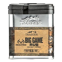 Traeger, BBQ RealTree Game Rub, doux et épicé, 8.25-oz.