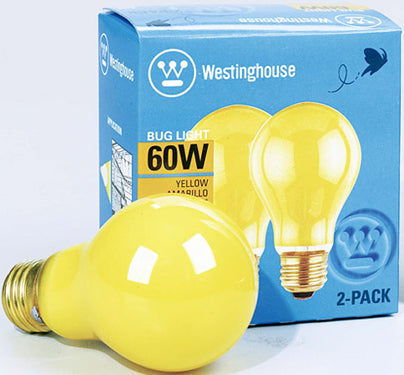 Westinghouse, BUG BULB 2 PK 60A/19 JAUNE