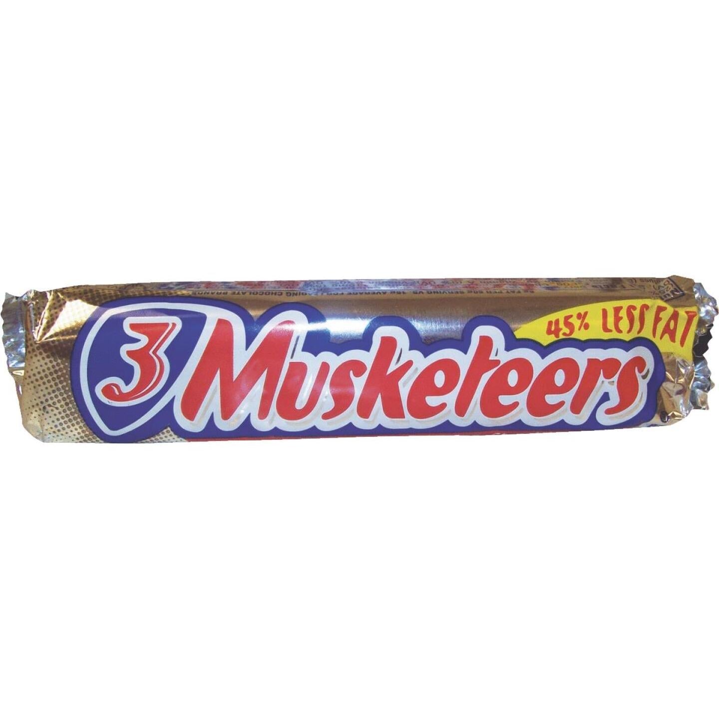 3 Mousquetaires, Barre de chocolat au lait 3 Musketeers 2.13 Oz. Barre de chocolat au lait