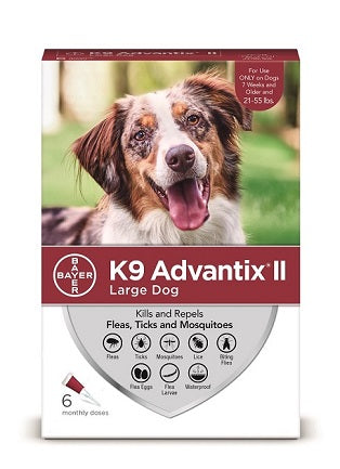 Bayer Animal Health, Bayer Animal Health Elanco K9 Advantix II prévention des puces et des tiques pour les chiens de taille moyenne