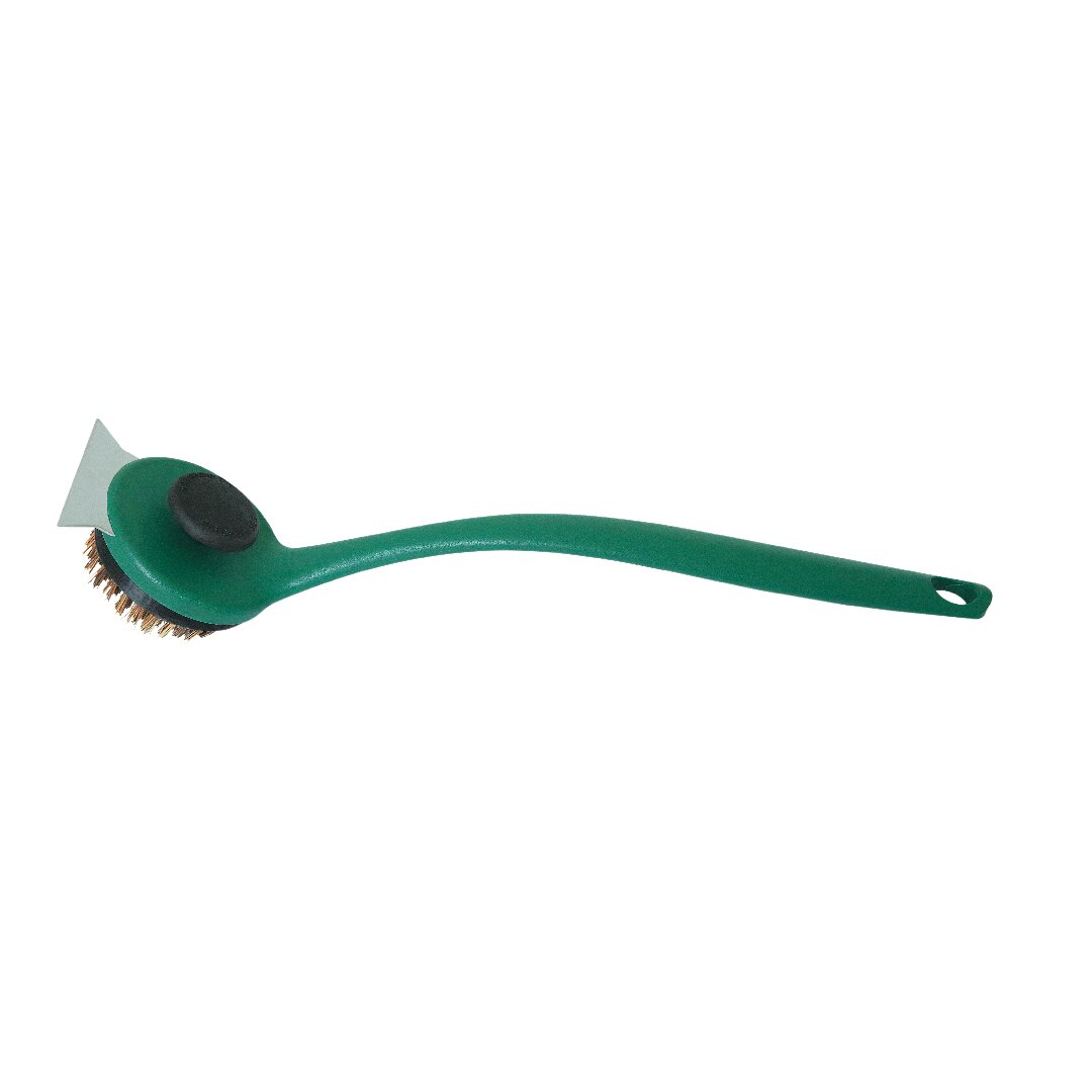 Big Green Egg, Big Green Egg SpeediClean™ Palmyra Bristle Long-Handle Grid Scrubber (récureur de grille à poils longs)