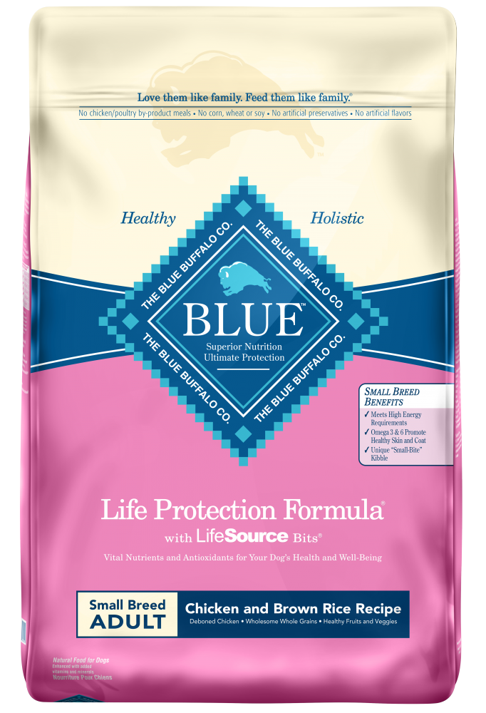 Buffle bleu, Blue Buffalo Life Protection Natural Chicken & Brown Rice Recipe Small Breed Adult Dry Dog Food (nourriture sèche pour chiens adultes de petite race)