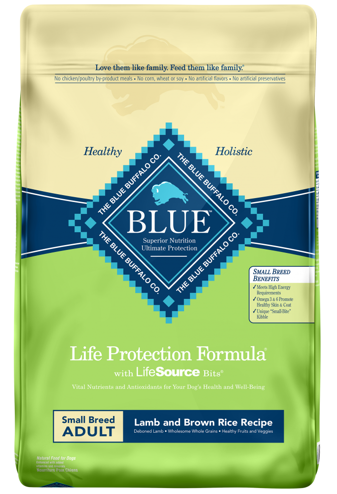 Buffle bleu, Blue Buffalo Life Protection Natural Lamb & Brown Rice Recipe Small Breed Adult Dry Dog Food (nourriture sèche pour chiens adultes de petite race)