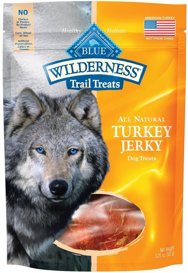 Buffalo bleu, Blue Buffalo Wilderness Trail Treats Turkey Jerky sans grains pour chiens