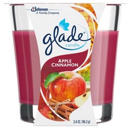 Glade, Bougie de cire parfumée pomme-cannelle (4 oz)