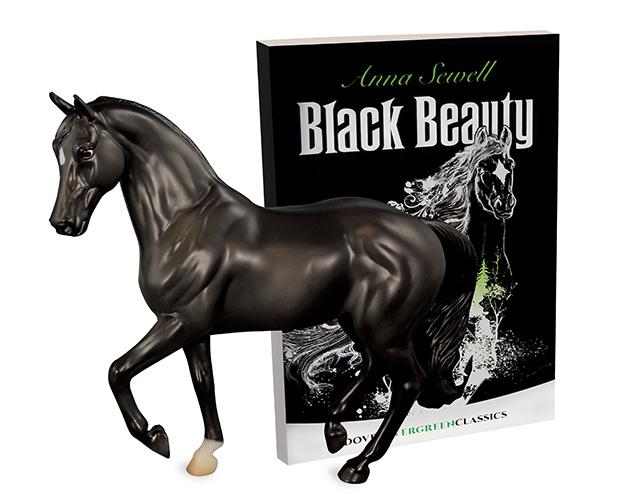 Breyer, Breyer Black Beauty Horse & Book Action Figure Set