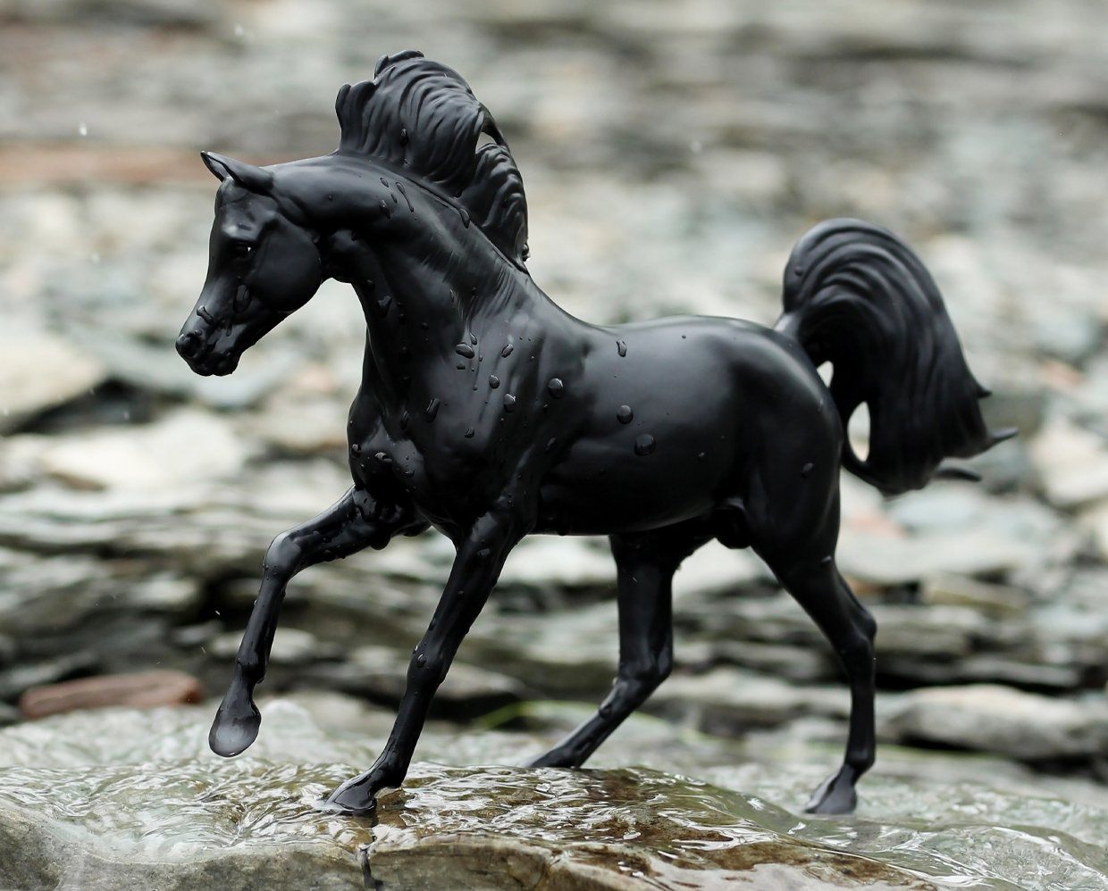 Breyer, Breyer The Black Stallion Horse & Book Action Figure Set