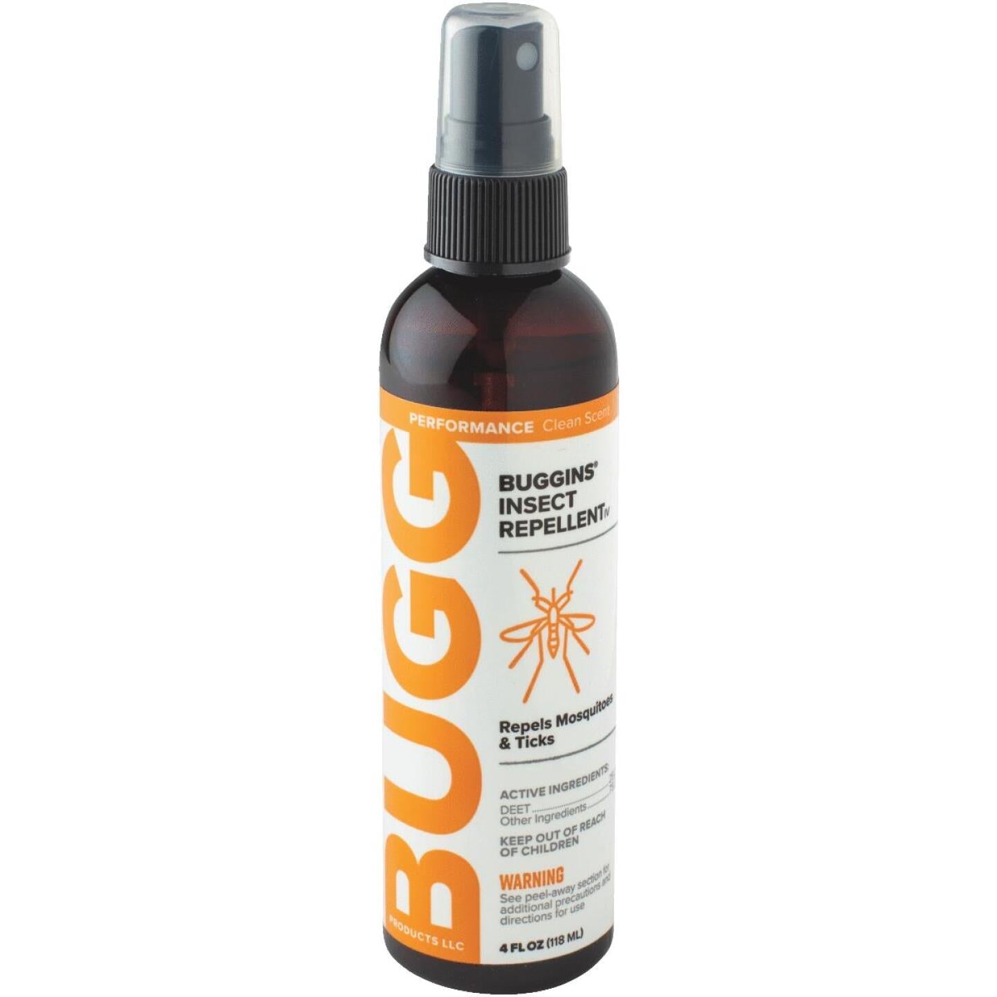 BUGG, Bug Buggins Performance 4 Oz. Insect Repellent Pump Spray 4 Oz.