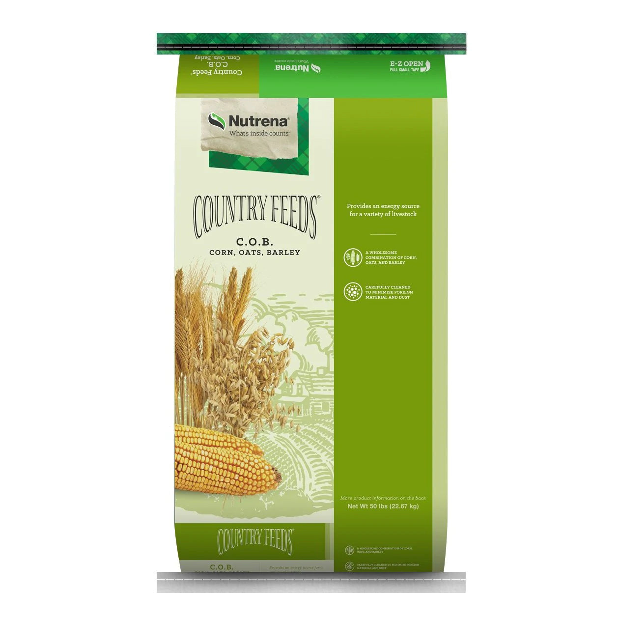 Cargill, CARGILL NUTRENA®COUNTRY FEEDS® COB (MAÏS, AVOINE, ORGE)