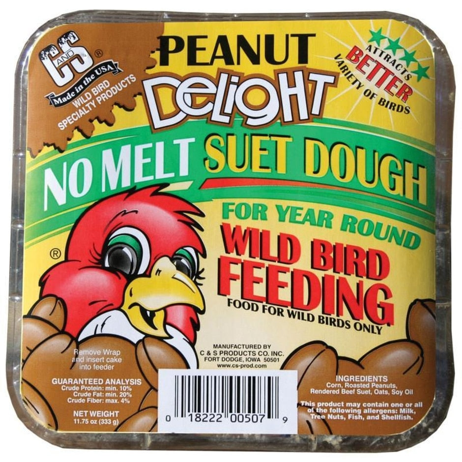 C&S, C&S Peanut Delight No Melt Suet Dough (pâte de suif sans fondant)