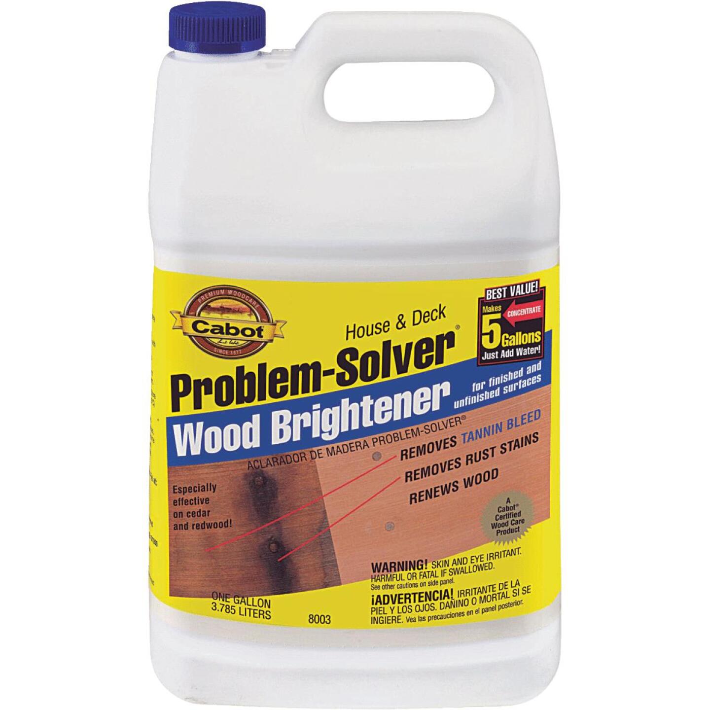 Cabot, Cabot Problem-Solver 1 Gal. pour Maison et Terrasse - Éclaircisseur de bois