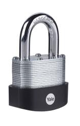 Yale, Cadenas Yale en acier laminé avec pare-chocs en caoutchouc