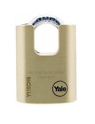 Yale, Cadenas en laiton massif Yale Classic Outdoor (épaule enveloppée)