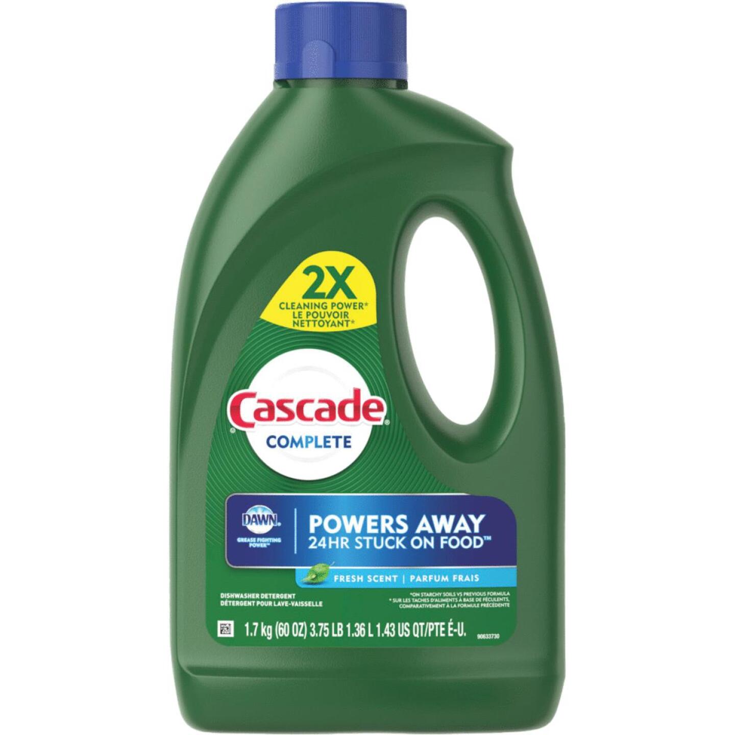 Cascade, Cascade Complete 60 Oz. Détergent pour lave-vaisselle Fresh Scent Gel