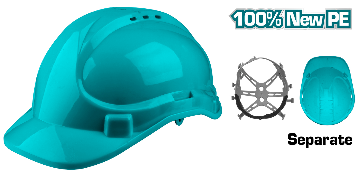 Total, Casque de sécurité totale / Casque de chantier (coque PE)