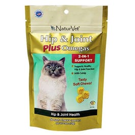 naturvet, Cat Treats, Hip & Joint Plus Soft Chew, 50-Ct.