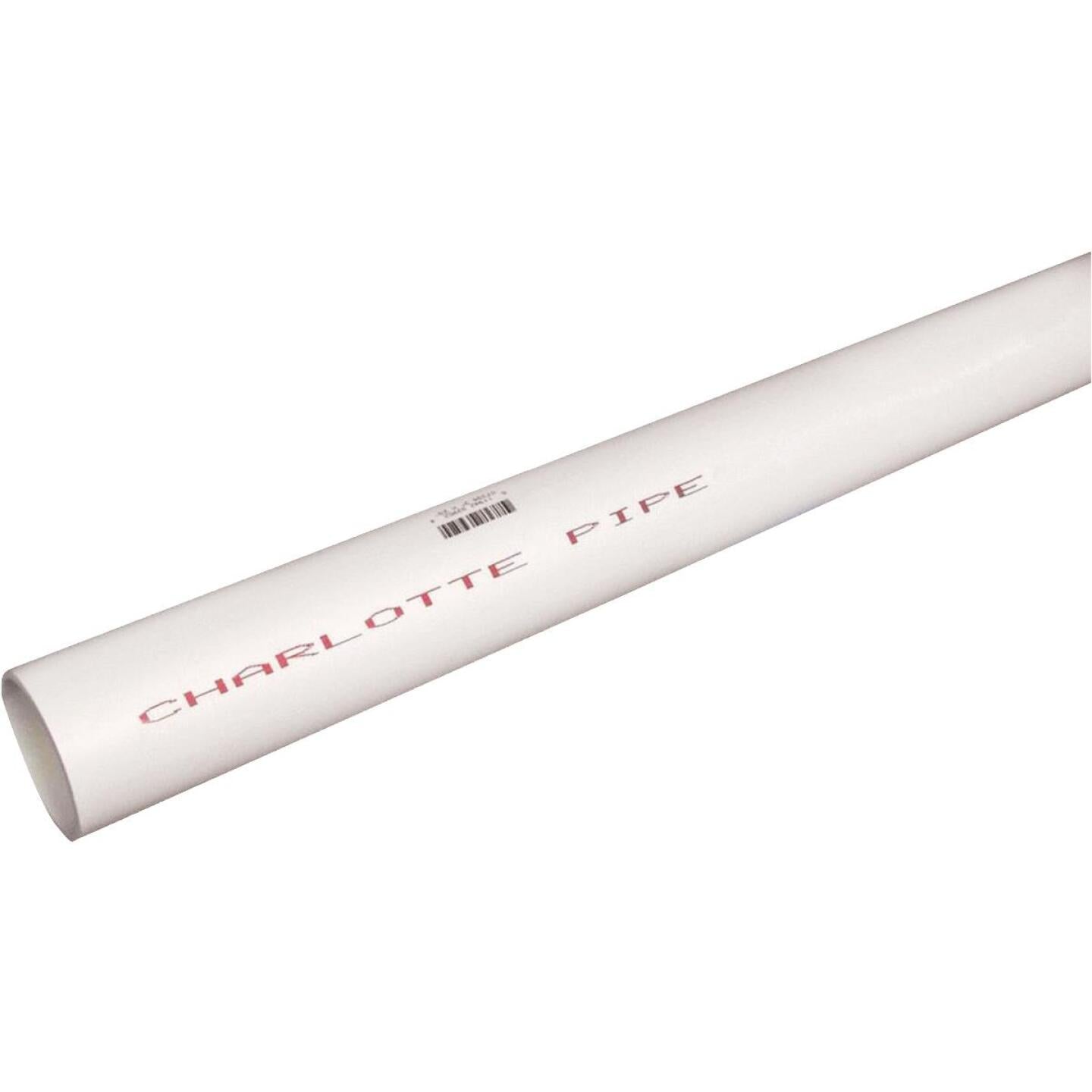 Charlotte Pipe, Charlotte Pipe 1-1/4 po x 20 pi eau froide Schedule 40 tuyau sous pression en PVC, extrémité biseautée