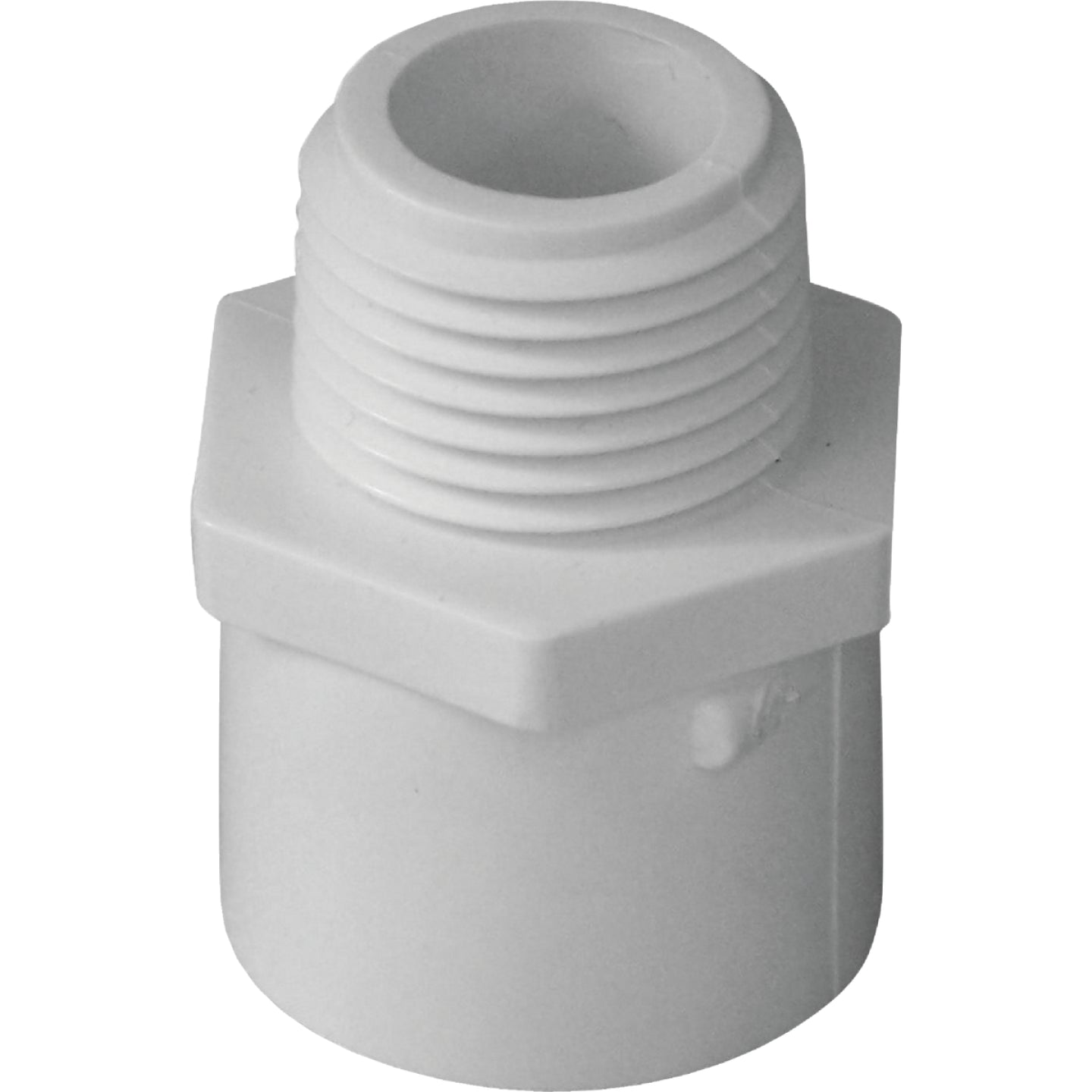 Charlotte Pipe, Charlotte Pipe Reducing Schedule 40 1 in. S x 1 in. Adaptateur PVC M.I.P.