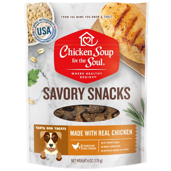 Soupe de poulet pour l'âme, Chicken Soup For The Soul - Chicken Savory Snacks - Friandises pour chiens