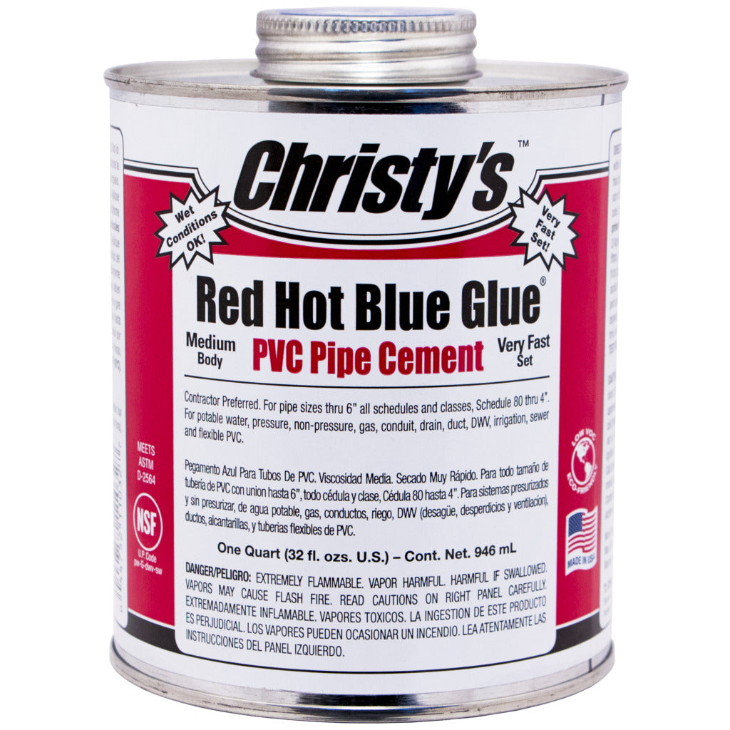 Christy's, Christy's Red Hot Blue Glue - Faible teneur en COV