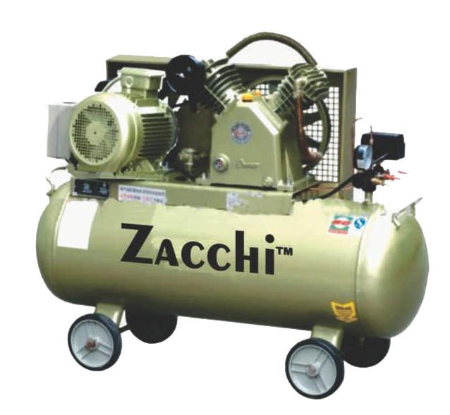 Zacchi, Compresseur d'air horizontal Zacchi (type industriel à courroie)