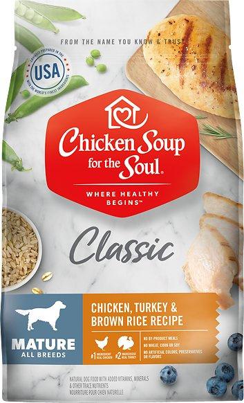 Soupe de poulet pour l'âme, Croquettes pour chiens adultes avec poulet, dinde et riz brun