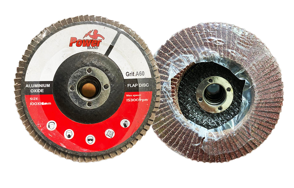 Puissance, Disque à lamelles en oxyde d'aluminium 4" (Power Flap Disc)