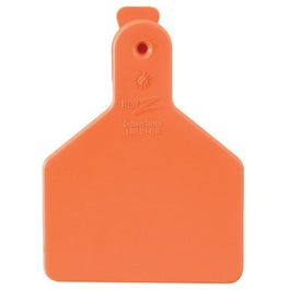 Z Tags, Etiquette pour veau, orange, 2-3/8 x 3-1/4-In., 25-Pk.