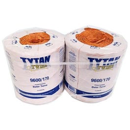 Tytan, Ficelle pour botteleuse, Poly orange, deux bobines de 4,800-Ft.