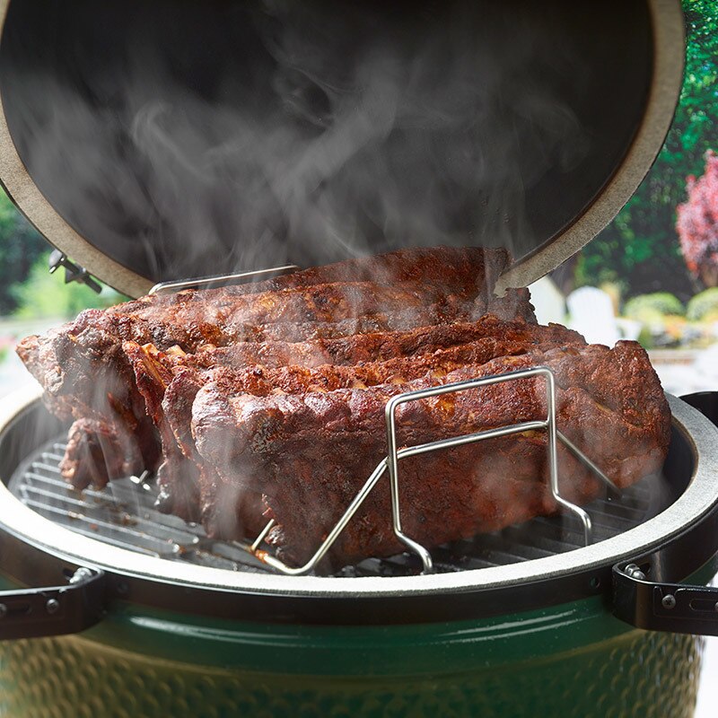 Big Green Egg, Grille pour côtes et rôtis Big Green Egg