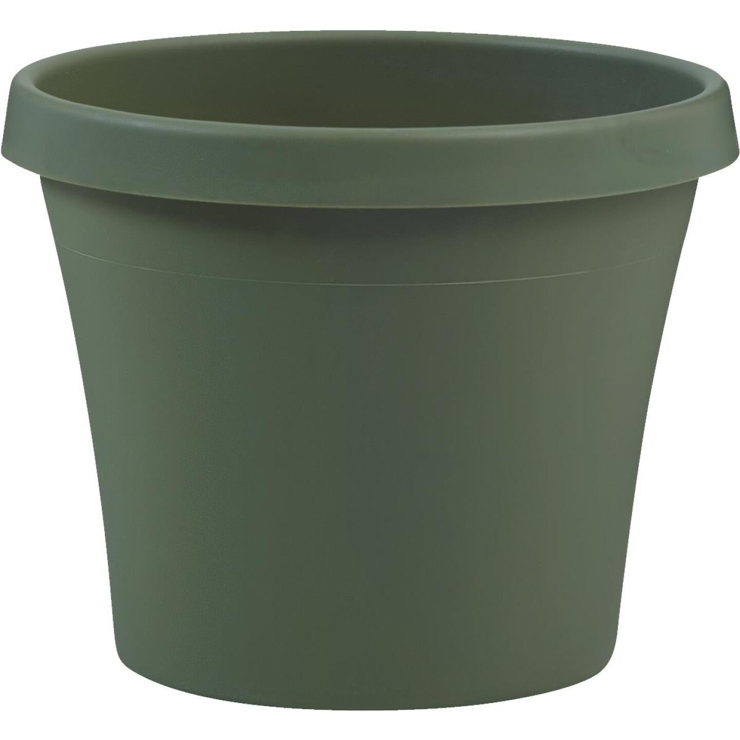 Bloem, Jardinière en polypropylène Bloem Terra Living Green 14,17 po H. x 16 po Dia. H. x 16 po Dia. Jardinière en polypropylène