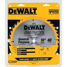 Dewalt, Lame de scie de table de 10 pouces 40-TPI