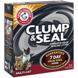 Arm & Hammer, Litière pour chats, Multi-Cat Clump & Seal, 14-Lbs.