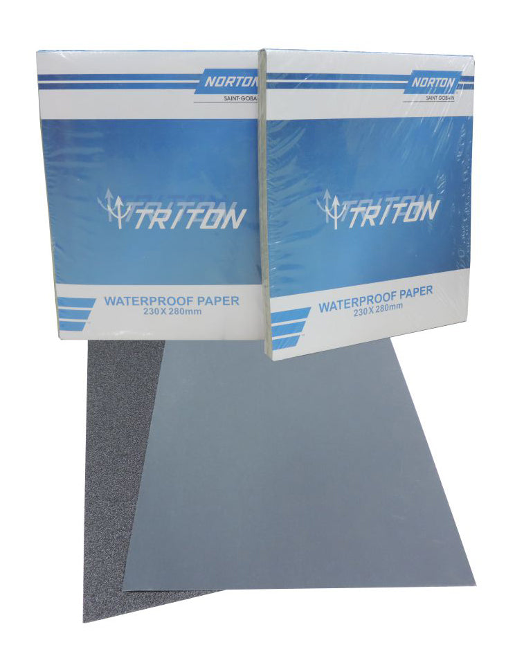 Norton, Norton T483 Triton Waterproof Sandpaper Sheets (Feuilles de papier de verre imperméables)