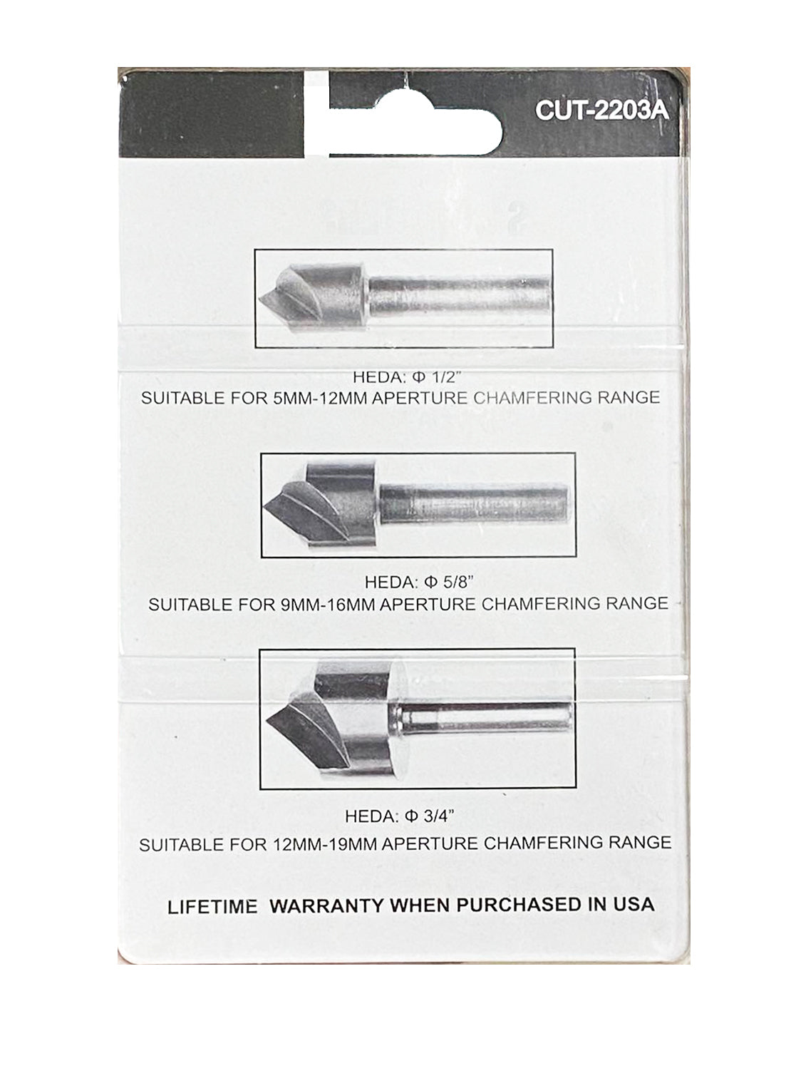 OSK, OSK CUT-2203A 3pcs Countersink Bit Set