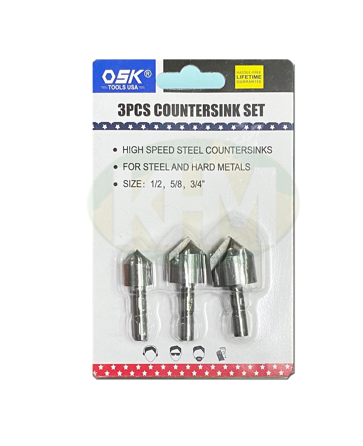 OSK, OSK CUT-2203A 3pcs Countersink Bit Set