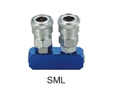 OSK, OSK GN2-SML Quick Coupler - Manifold / Multi Coupling (Straight 2-Way)