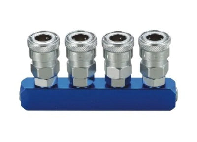 OSK, OSK GN4-SMX Quick Coupler - Manifold / Multi Coupling (Straight 4-Way)